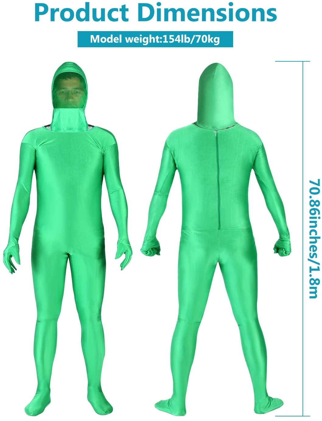 Folux, BRESSER Chromakey green Full Body Suit S